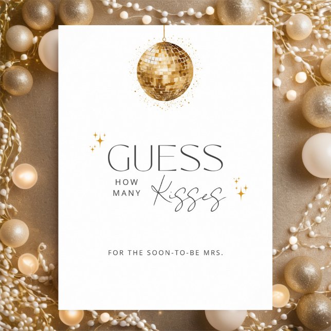 Disco Möhippa hur många kisses Poster (Skapare uppladdad)