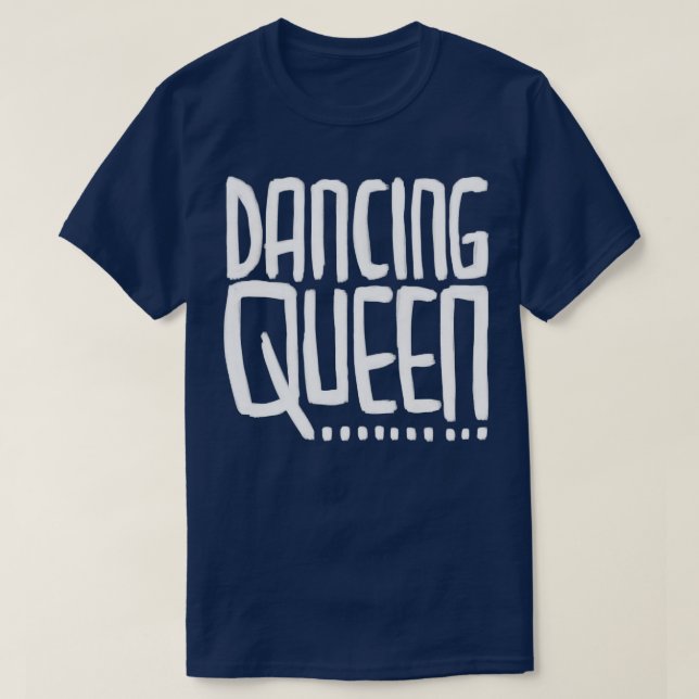 Disco Music Dancing Queen T Shirt (Design framsida)