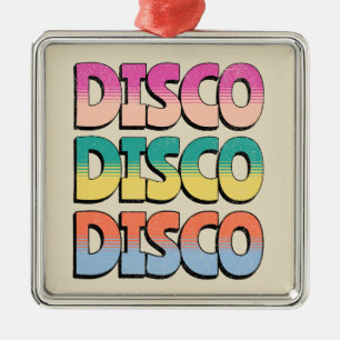 Disco Music Julgransprydnad Metall