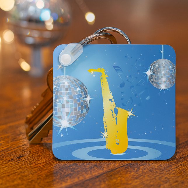 Disco Music Keychain Nyckelring (Skapare uppladdad)