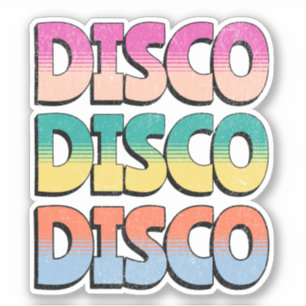 Disco Music Klistermärken