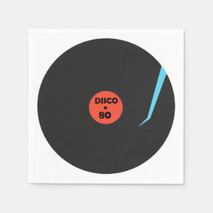 Disco Music Party Napkins Pappersservett