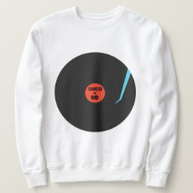 Disco Music Record Sweatshirt