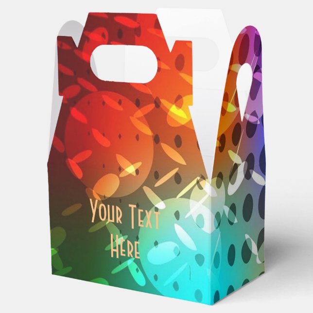 Disco Night Retro 70's Disco Boll Gable Favor Box Presentaskar (Öppnad)