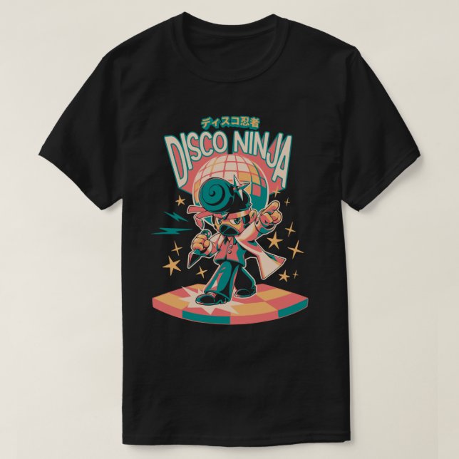 Disco Ninja T Shirt (Design framsida)