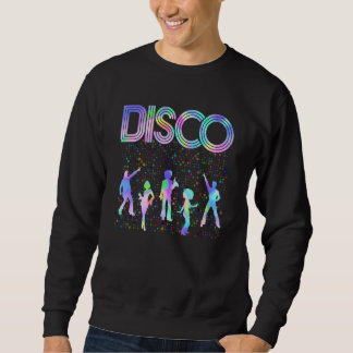 Disco Outfit 70s Lång Ärmad Tröja
