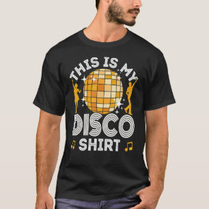 Disco Outfit Manar Women 70s & 80s Costume Detta ä T Shirt