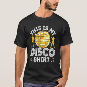 Disco Outfit Women Manar, 70s & 80s Costume, det h T Shirt
