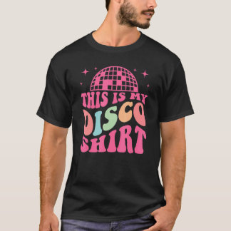 Disco Outfit Women Manar 70s & 80s Costume Detta ä T Shirt