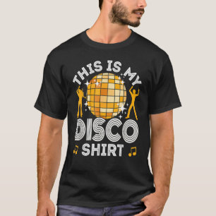 Disco Outfit Women Manar 70s & 80s Costume Detta ä T Shirt