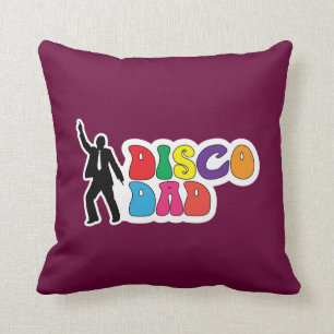 Disco Pappa Dekorativ kudde - Fars dag Gift