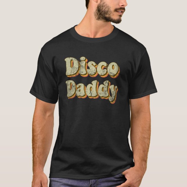Disco pappa Disco Costume Manar 70's Costumes for  T Shirt (Framsida)
