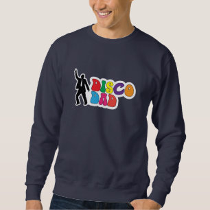 Disco Pappa - Funny Fars dag Lång Ärmad Tröja