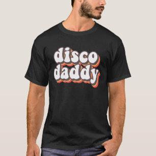Disco pappa Groovy Retro Hippie 70s Disco Outfinit T Shirt