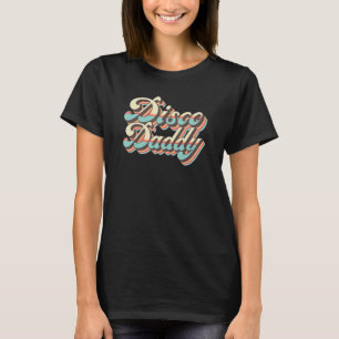 Disco Pappa Retro Matching 60:s Party-kostym T Shirt