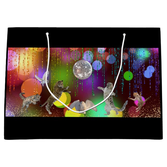Disco Party Animal Gift Bag (Framsidan)
