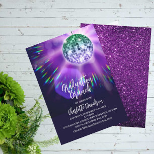 Disco Party Avslutningsbrunch Inbjudningar