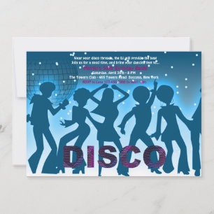 Disco Party-inbjudan Inbjudningar