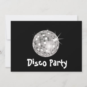 Disco Party-inbjudan Inbjudningar