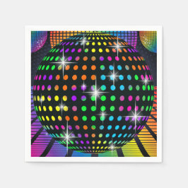 Disco Party Napkin Pappersservett