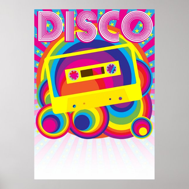 Disco Party Poster (Framsidan)