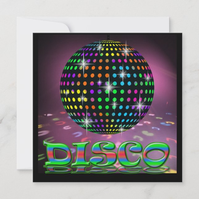 DISCO PARTY - SRF INBJUDNINGAR (Framsida)