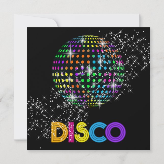 DISCO PARTY - SRF INBJUDNINGAR (Framsida)