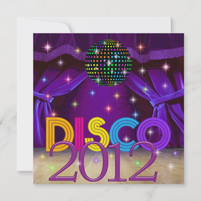 DISCO PARTY - SRF INBJUDNINGAR (Framsida)