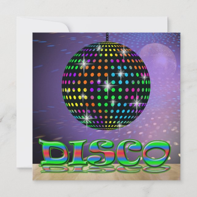 DISCO PARTY - SRF INBJUDNINGAR (Framsida)