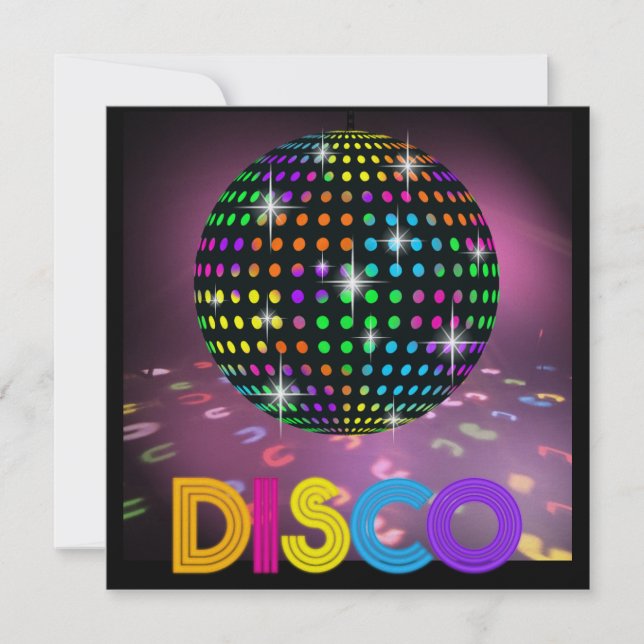 DISCO PARTY - SRF INBJUDNINGAR (Framsida)