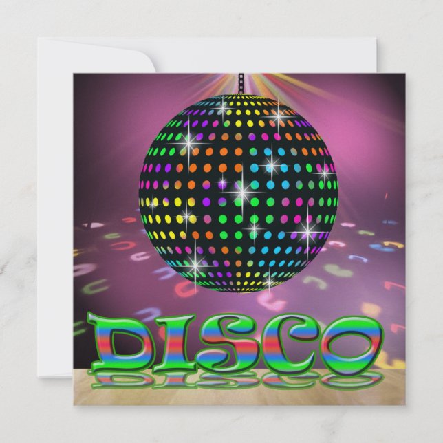 DISCO PARTY - SRF INBJUDNINGAR (Framsida)