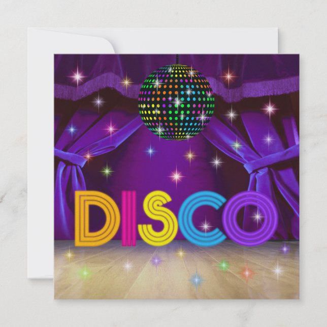 DISCO PARTY - SRF INBJUDNINGAR (Framsida)