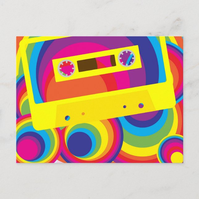 Disco Party Vykort (Framsida)