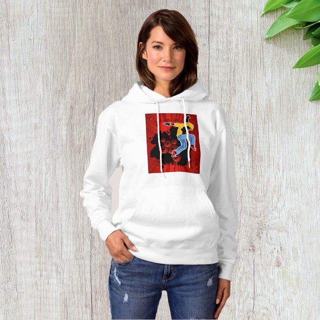 Disco Person Womens Hoodie T Shirt (Skapare uppladdad)