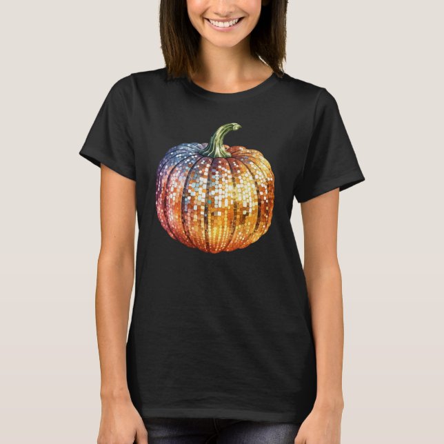 Disco Pumpkin T Shirt (Framsida)