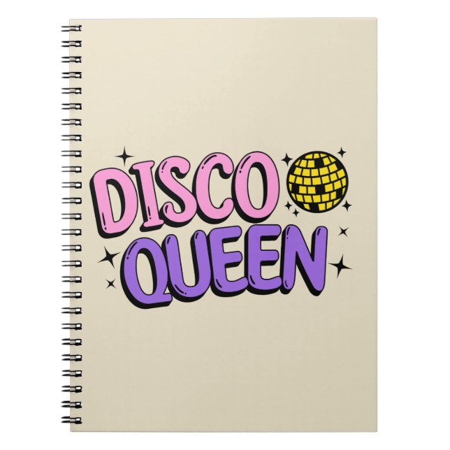 Disco Queen Anteckningsbok (Framsidan)