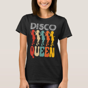 Disco Queen Girls Kärlek dansar till 70-talsmusik T Shirt