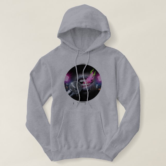 Disco Queen Läppar Hoodie 🎶 ✨ T Shirt (Design framsida)