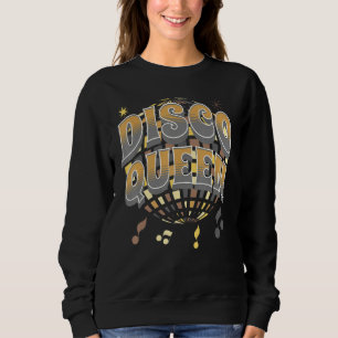 Disco Queen Retro 70-talet 80-talet Sjuttio dräkt T Shirt