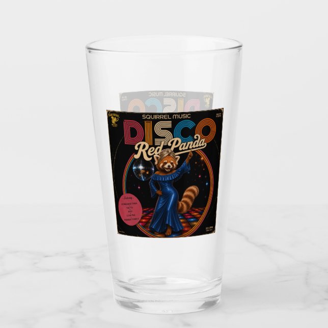 Disco Red Panda Duo Glaskopp (Framsida)