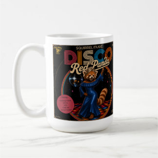 Disco Red Panda Duo Kaffemugg