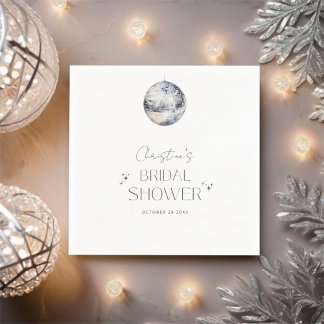 Disco Retro Party Bröllopsdusch Pappersservett