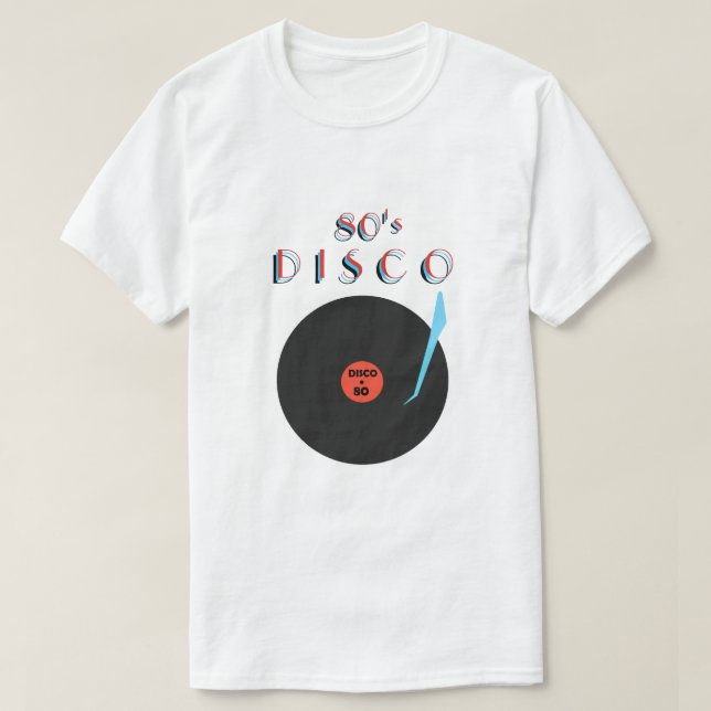 Disco Retro Party T-Shirt Dance Music (Design framsida)
