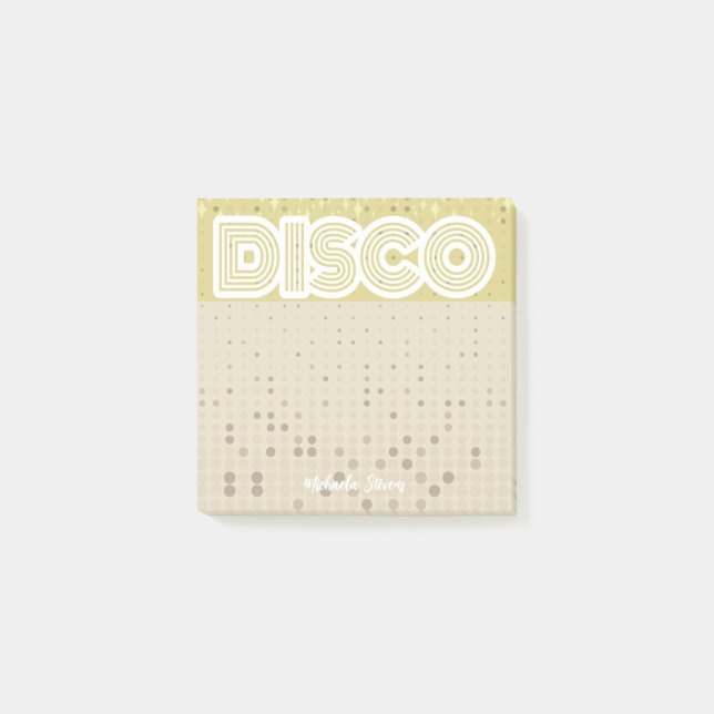 disco retro-post-it-anteckningar post-it block (Framsida)