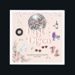 Disco Retro Roller Skating | Bachelorette Pappersservett<br><div class="desc">Lägg till en roligt och festiv beröring till firande med personlig servetter för bröllop, födelsedagar och annat party. "Brides Last Disco". Skär av dina pompomar, bryt av dina strandade knästrumpor och få redo för en gammal roligt som kommer att få dig att skratta (ont och blåst) i flera veckor till...</div>
