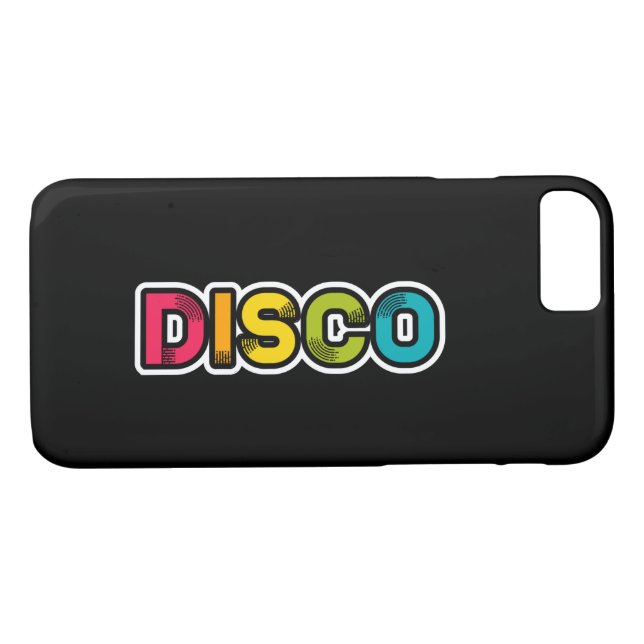 DISCO-retro vinyl Case-Mate iPhone Skal (Baksida (horisontal))