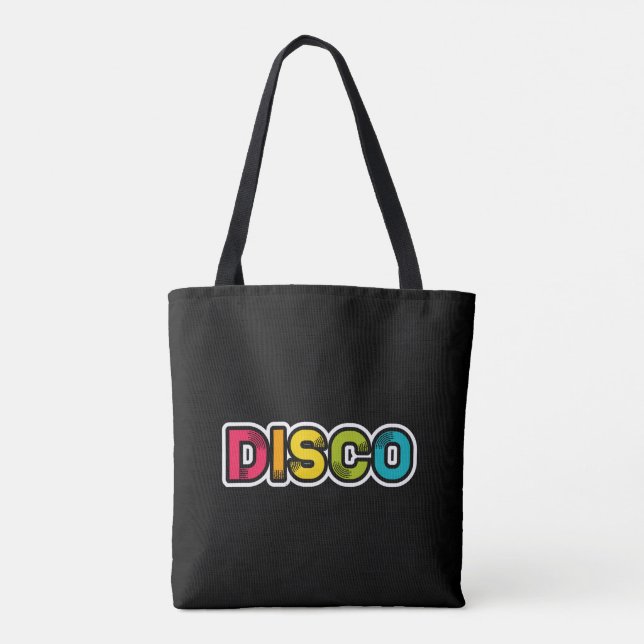 DISCO-retro vinyl Tygkasse (Baksida)