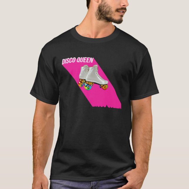 Disco Roller Queen T Shirt (Framsida)