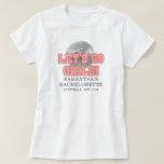 Disco Sängvätka Weekendfest Retrokundorder T Shirt<br><div class="desc">Låt oss gå tjejer Sängvätka Disco-tematisk skjorta som du enkelt kan anpassa för din helg med tjejerna innan löftet. Gläd dina tjejer med dessa enkla och moderna t-shirts. Perfekt för andra speciella evenemang och födelsedagar</div>
