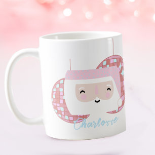 Disco Santa Girls Rosa jul Kaffemugg